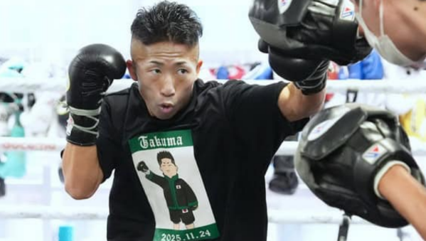 ทาคุมะ พร้อมดวลเดือด เทนชิน โชว์ฟอร์มฟิตก่อนศึกใหญ่