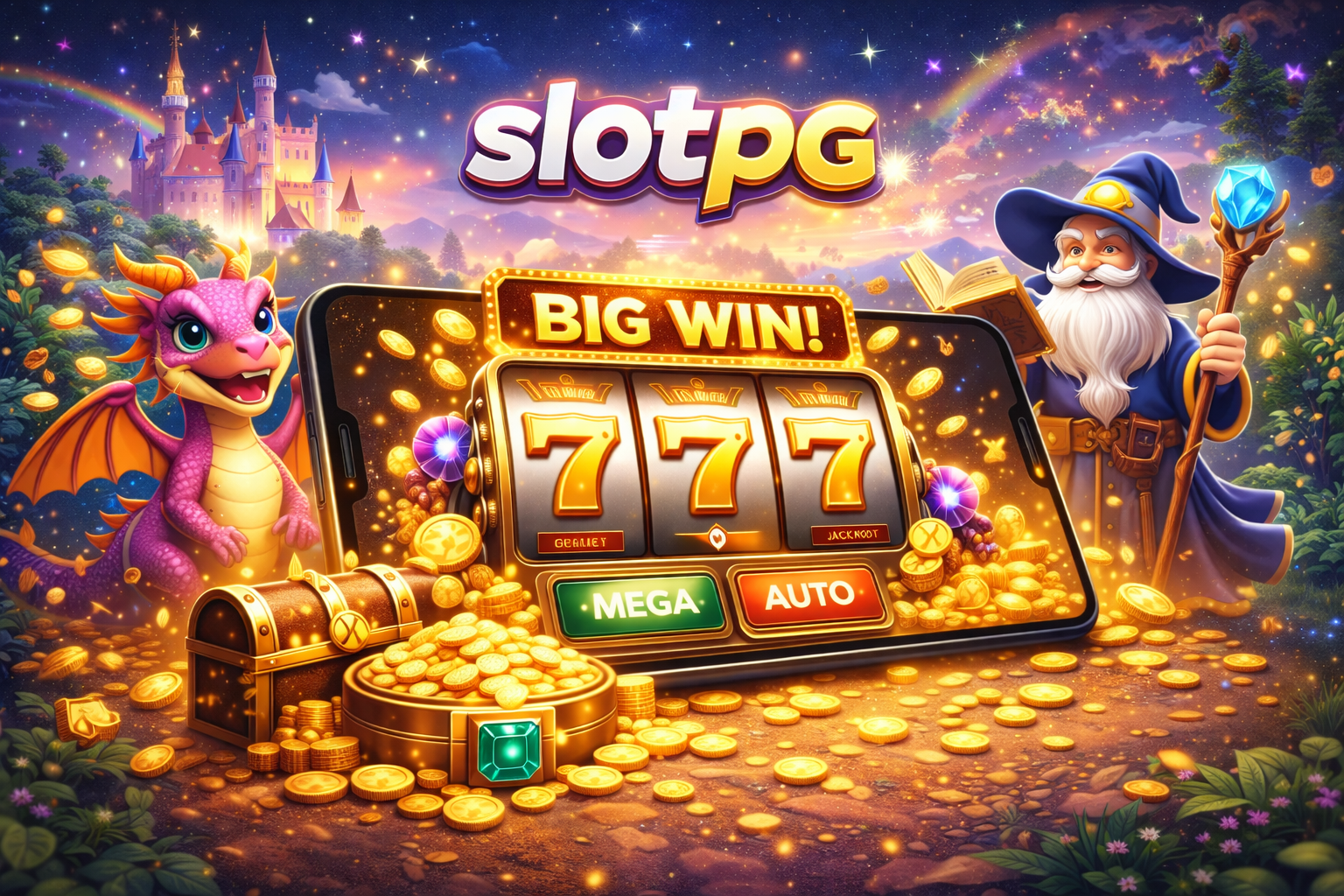 Slot pg รวมเกมฮิตจากค่ายดัง เล่นได้ครบในเว็บเดียว
